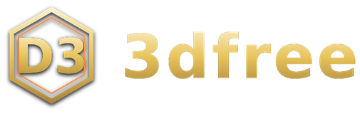 3dfree logo